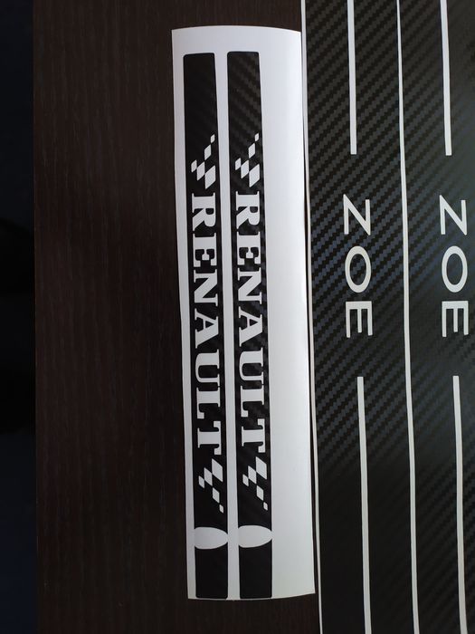 Set autocolant stalpi/praguri/lampa stop Renault Zoe