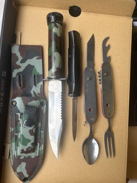 Cutit vanatoare, buschraft, supravietuire, camping, briceag automat