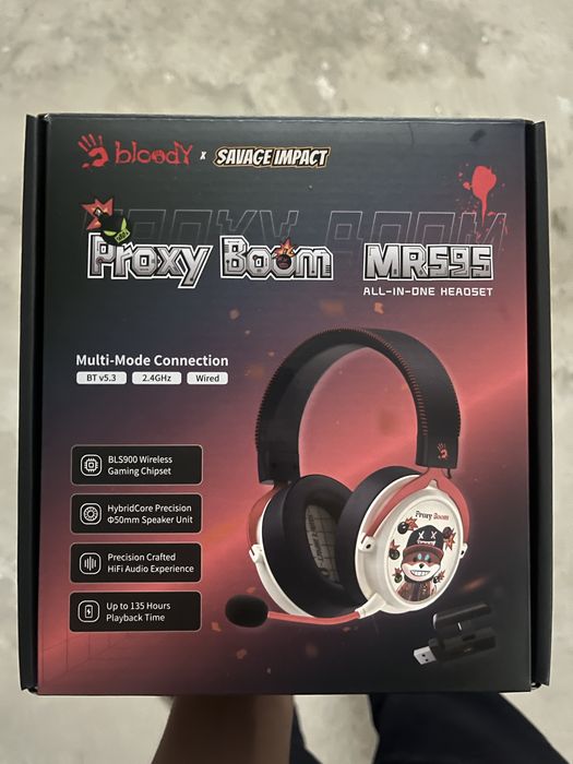 Игровые наушники bloody mr595