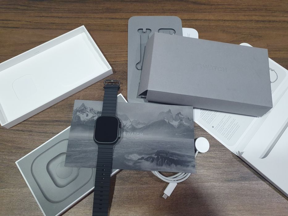 Apple Watch Ultra 3 Negru 100 % Bateria Stare Noua