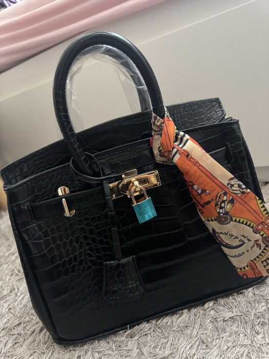 Чанта крокодилска кожа