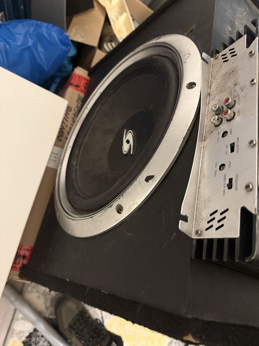 Subwoofer Auto Pasiv  800W + Statie Auto 600W