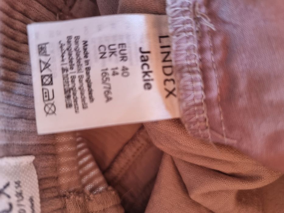 Pantaloni catifea wide leg, cu talie înaltă