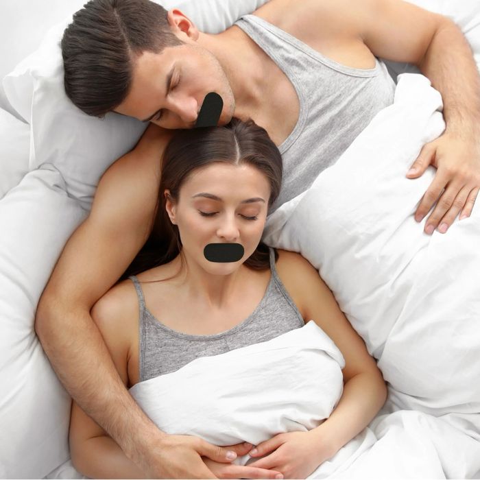 Bandă neagra anti-sforăit, somn fără zgomot!