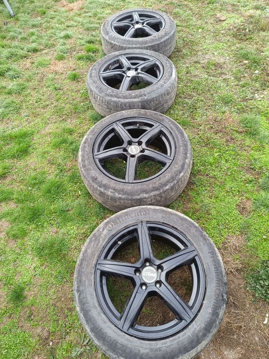 Vând jante 5x112 R18 cu cauciu de vara 225/60/18