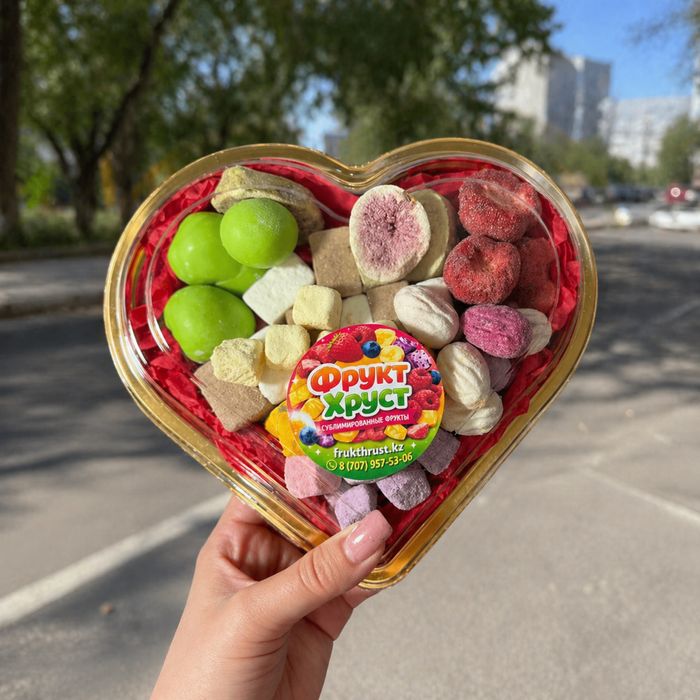 Сублимированный фрукты в подарочном боксе