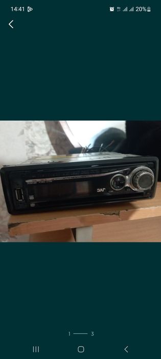 Jvc оригальный мафон для машины дисковод флешка