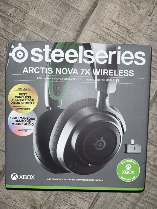Casti gaming SteelSeries Arctis Nova 7x wireless, msi rog delta 2