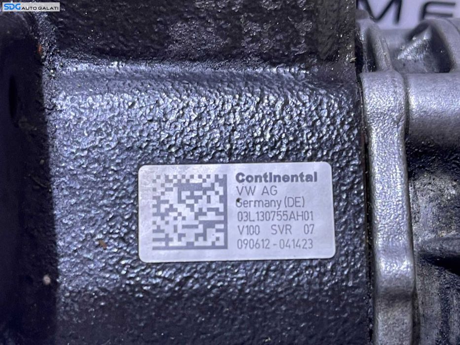Pompa Inalta Presiune cu Senzor Regulator Volkswagen Golf 6 1.6 TDI CAY CAYB CAYC 2008 - 2013 Cod 03L130755AH