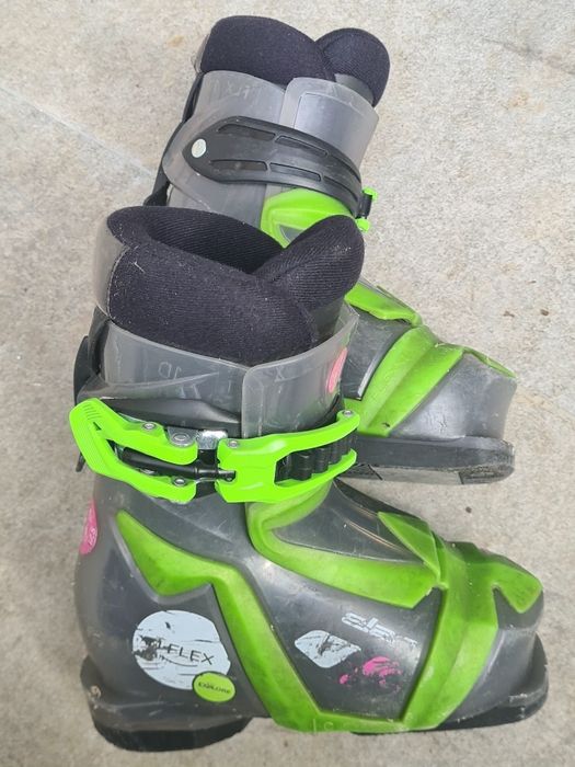 Детски ски 90 см и ски обувки 17.5 см