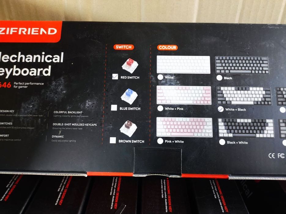 Игровые механические клавиатуры Zifrend ka646
Красный свечи 
Цена 30$