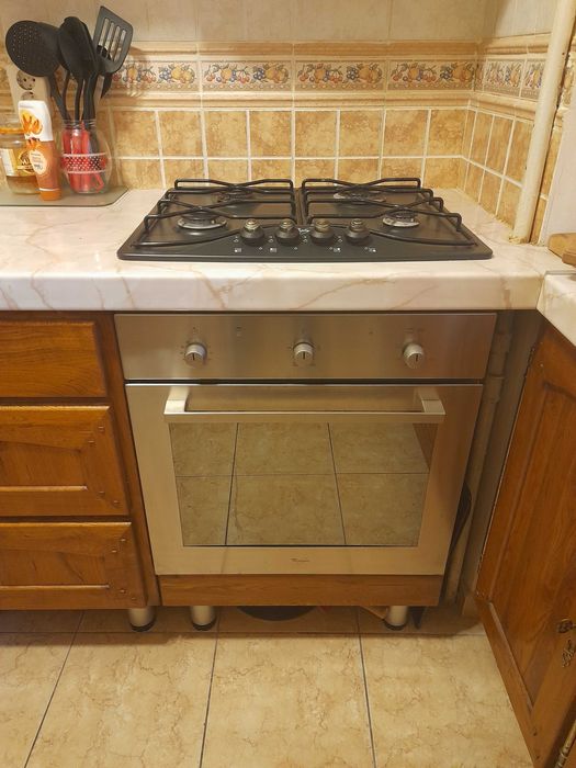 Plita si cuptor incorporabil  electric + gaz  Whirlpool