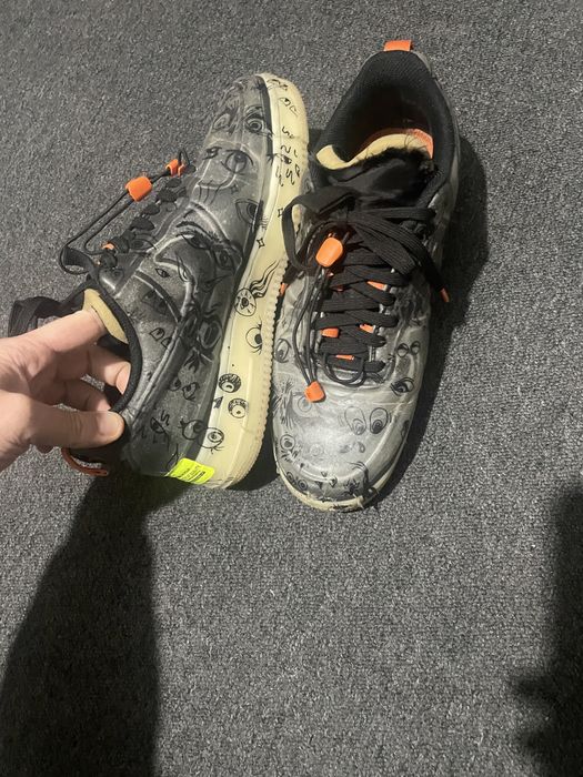 Vand adidasi Nike Air Force 1 Low Experimental Halloween Glow