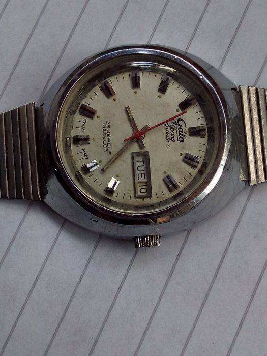 Ceas Galla Young automatic, data, zi, vitange