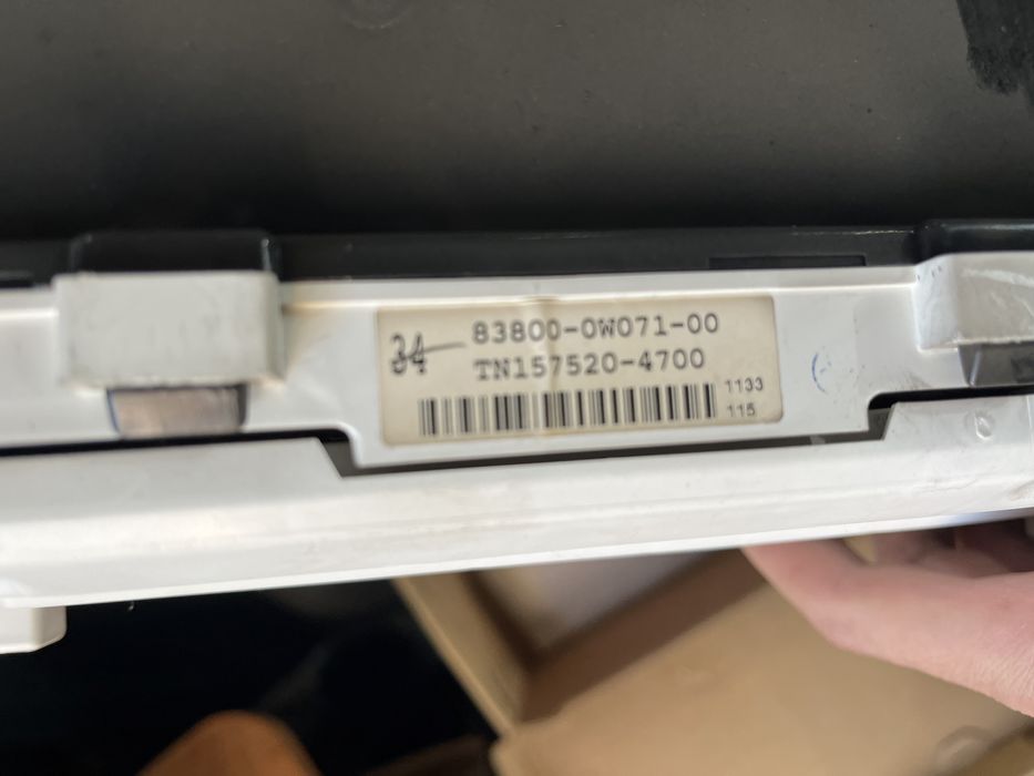 щиток приборов камри 30