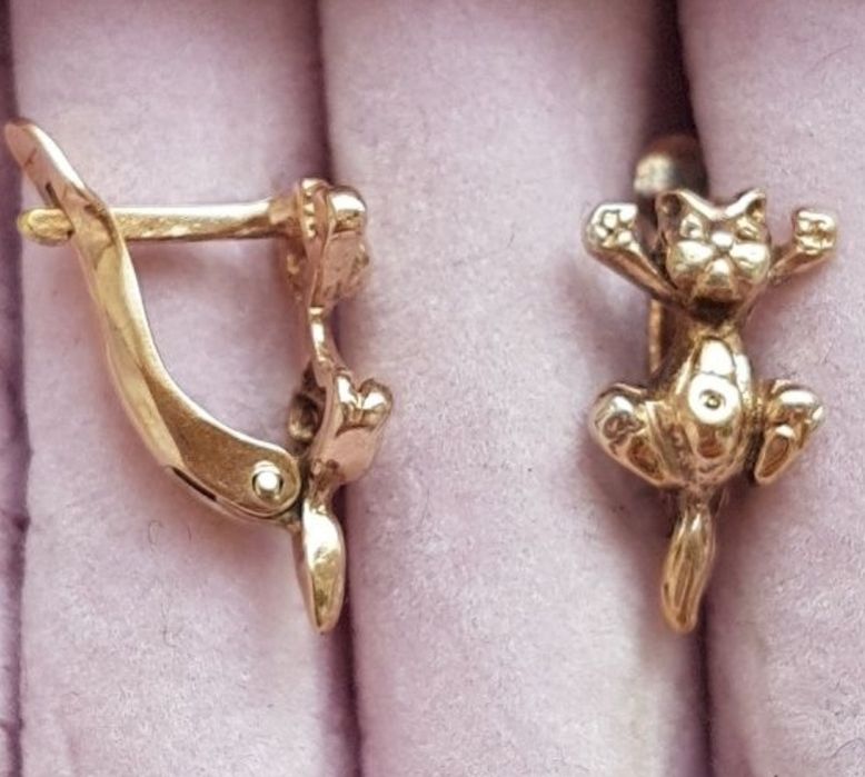 Серьги детские серебрянные