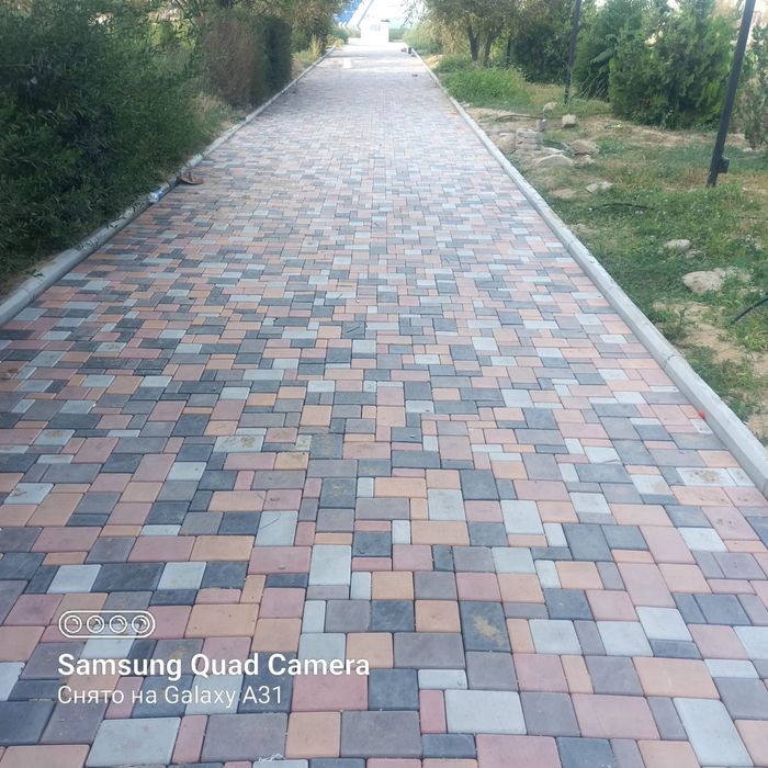 Брусчатка , бордюр, поребрик