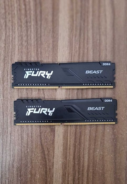Memorie RAM Kingston FURY Beast 16GB (2×8GB) DDR4 3200MHz CL16