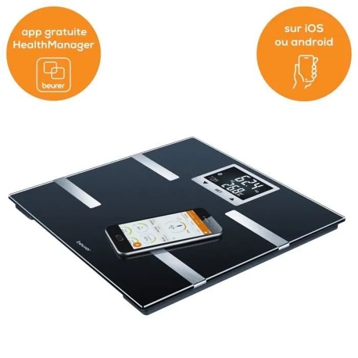 Cantar SMART de baie beurer bf 720 ai bluetoth app