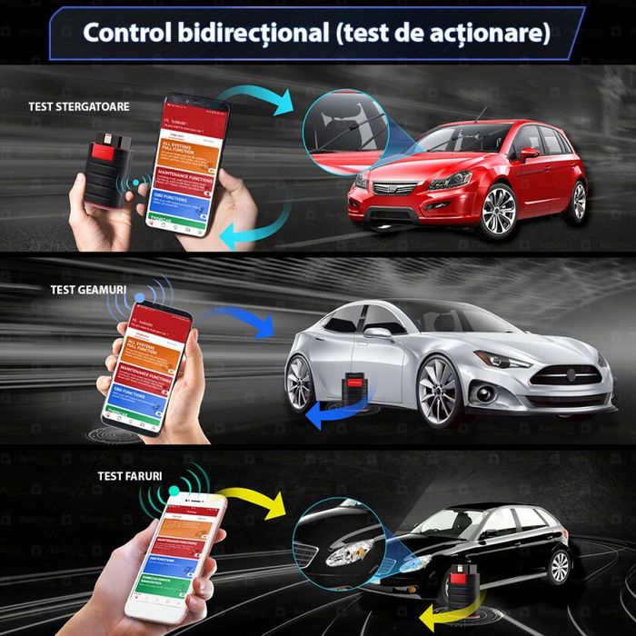 Diagnoza auto prof. Bluetooth OBD2 LAUNCH ThinkDIAG iOS/Android
