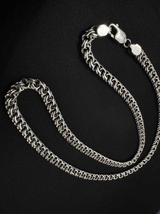 серебряная цепь ручной работы арабский бисмарк бессмертная классика