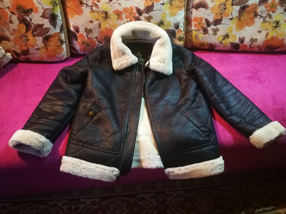 Cojoc Blana B-3 Alpha Industries Pilot Aviator Bomber