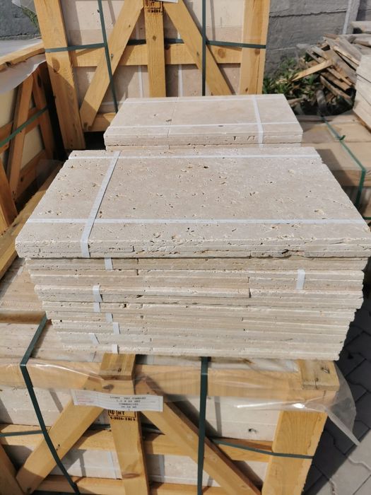 Travertin French Pattern Set 1,2 cm