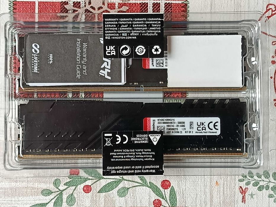 CPU AMD Ryzen 7 5700G + 16GB(2x8GB) DDR4 2666MHz Kingston FURY Beast