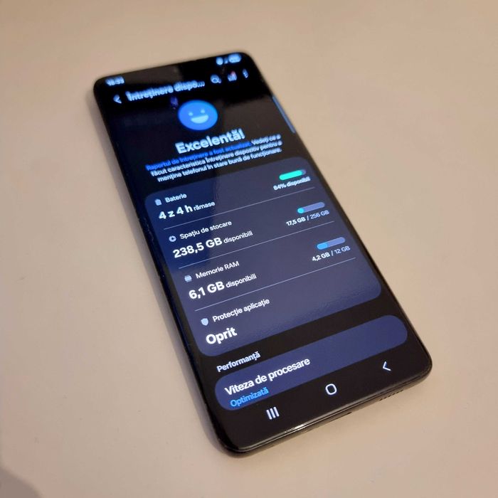 Samsung Galaxy S21 Ultra 256GB 12GB ram negru stare excelenta
