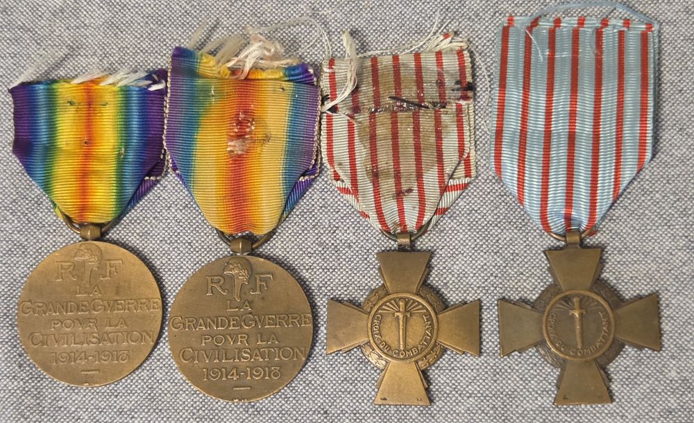 Lot medalii Franta WW1
