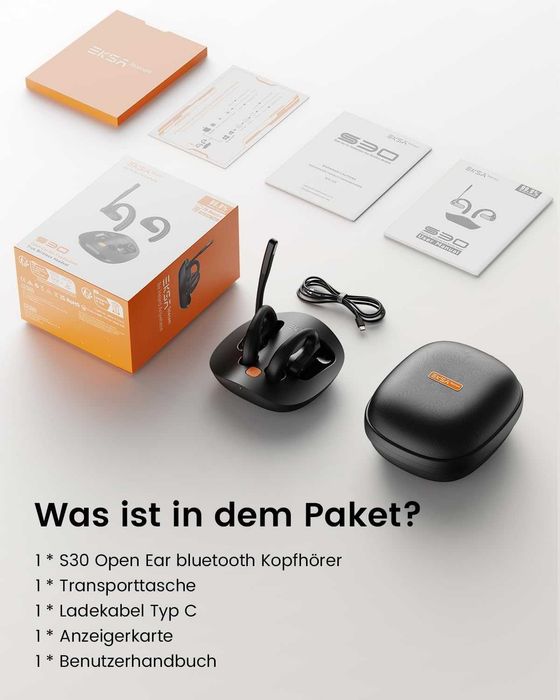 Слушалки EKSA S30 Open Ear Bluetooth с микрофон