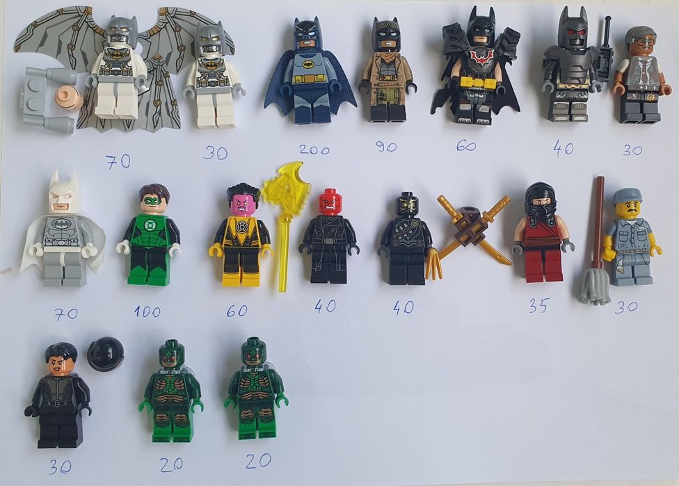 Lego figurine diverse (CMF, Batman, Star Wars, City)