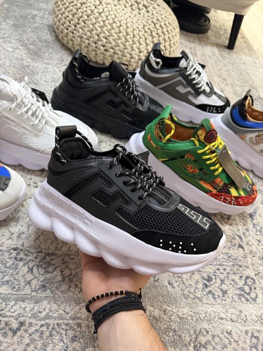 Adidasi Versace Chain Reaction / Medusa / Premium / Full box