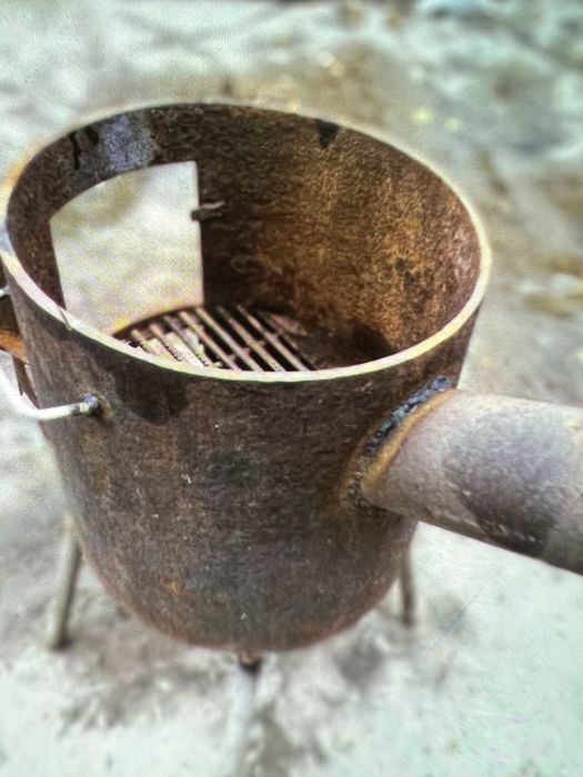 Печь очак из тольстой метали