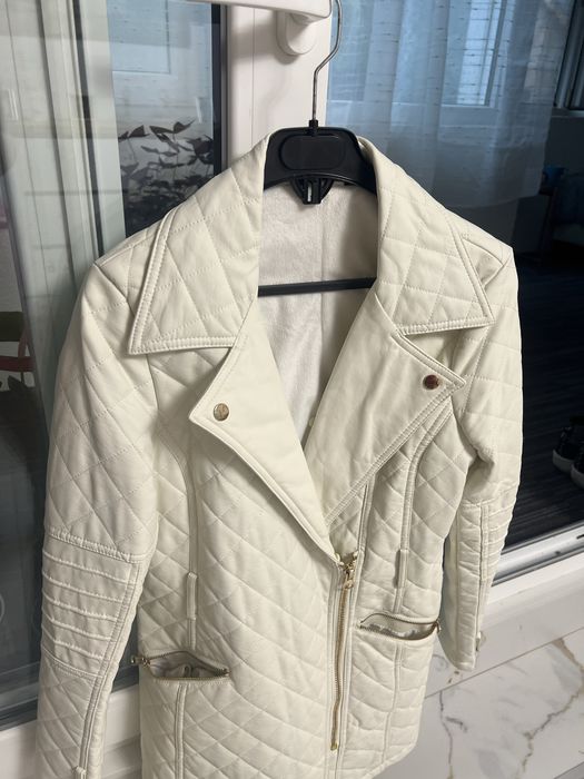 Palton imitatie piele