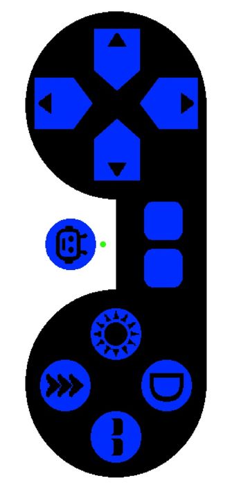 Компактен смарт робот с управление от телефон (ESP32)