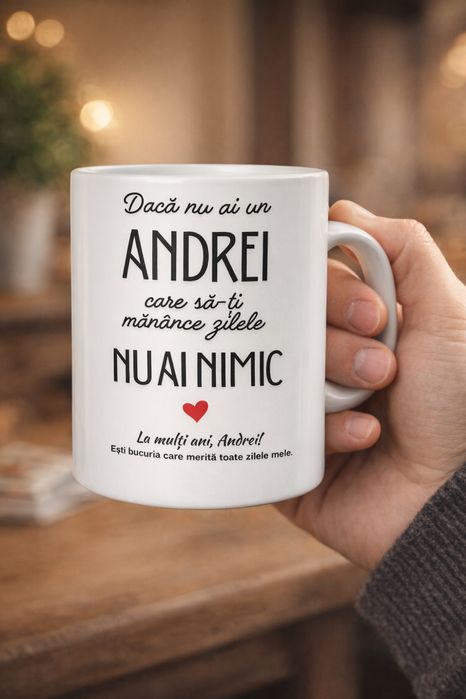 Cana cu mesaj pentru Andrei