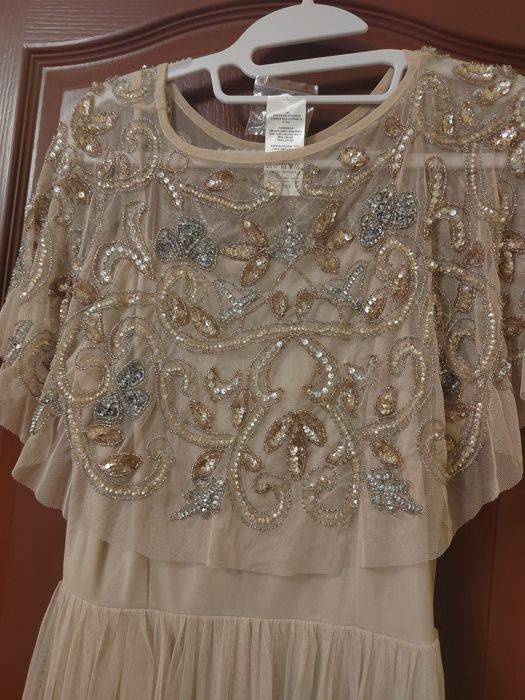 НАМАЛЕНА! Официална дълга рокля за сватба, кръщене или бал