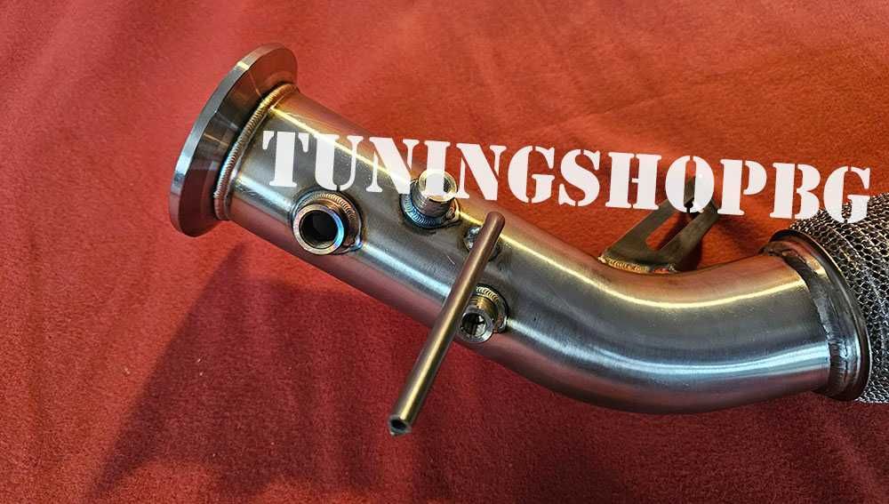 Даунпайп Downpipe M57N2 дизел RM BMW E60 Е90 E83 E70 Е63 286к.с КОСМОС