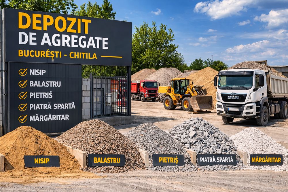 Nisip Fin / Balastru / Pietris / Piatra sparta / decorativa