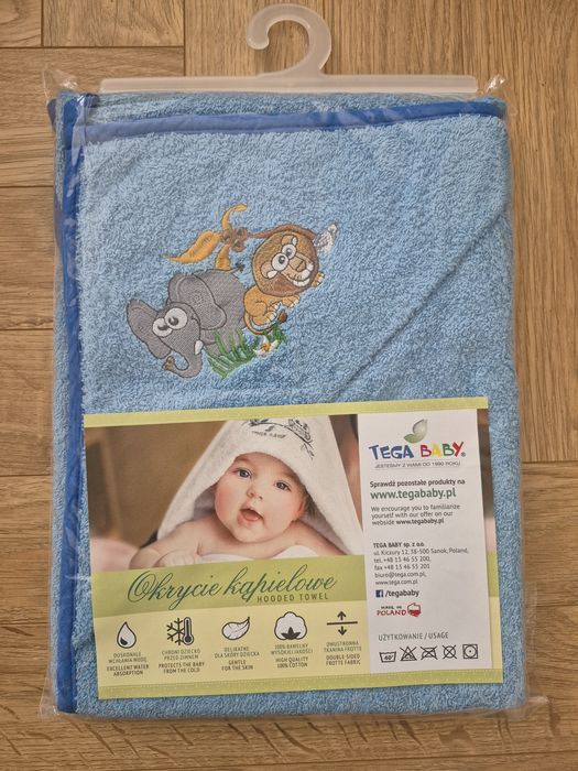 Нова детска хавлия на марката Tega baby. Размери 80 х80