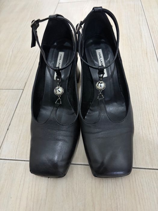 Кожени обувки Karl Lagerfeld