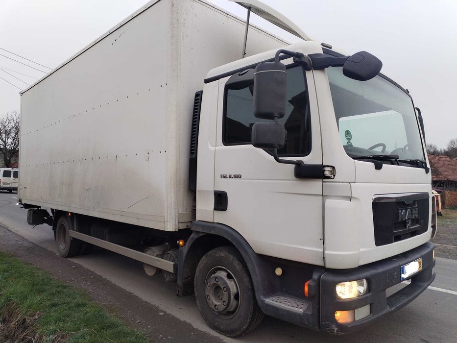MAN 8.180 Duba tego ,Lift hidraulic 1,5 t, cupla remorcare ,an fabricatie 2011