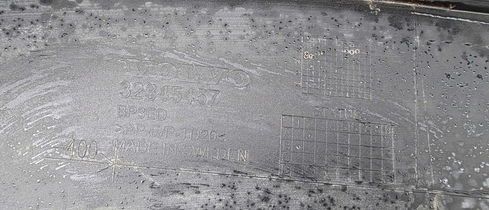 Spoiler inferior bara fata Volvo XC90 Facelift R-Design 2020 - 2023