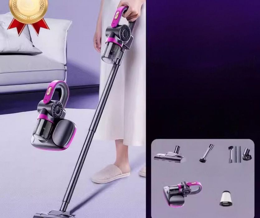 Безжична преносима прахосмукачка и акари