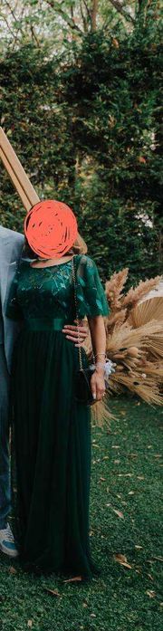 Зелена официална рокля