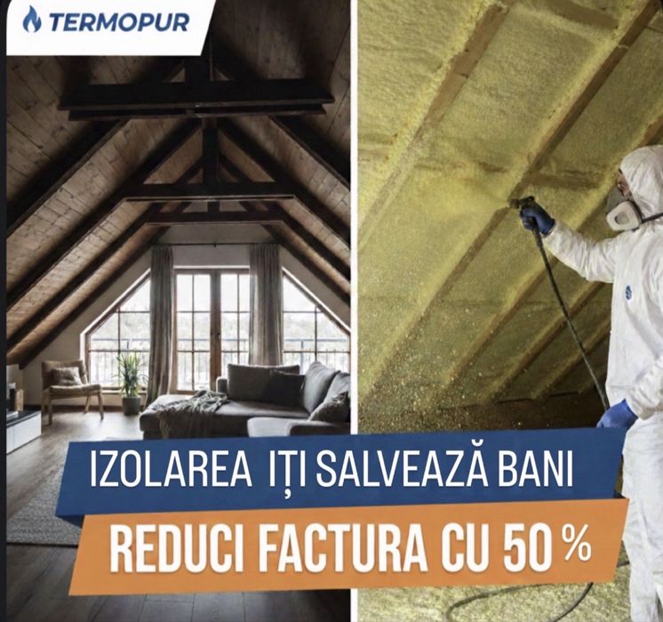 Izolatie cu spuma poliuretanica