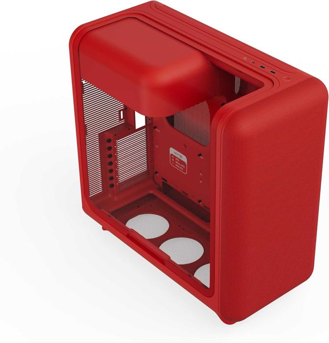 Компютърна кутия HYTE X50 Midi Tower - Wild Cherry