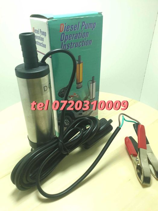 Pompa Submersibila Damigeana 12V 12 Litri 19mm cablului