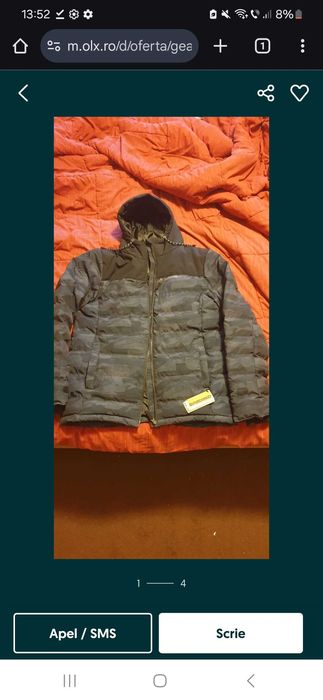 Vand geaca fundago marimea l